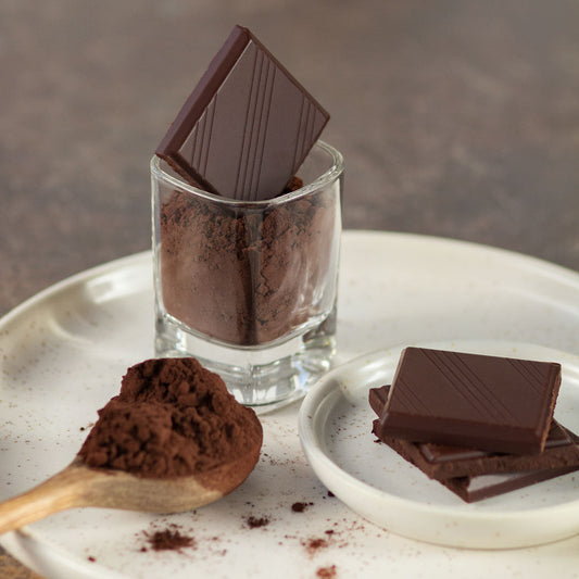 Kakaopulver und Schokolade