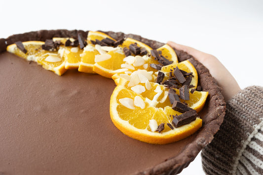Vegane Schoko-Orangen-Tarte