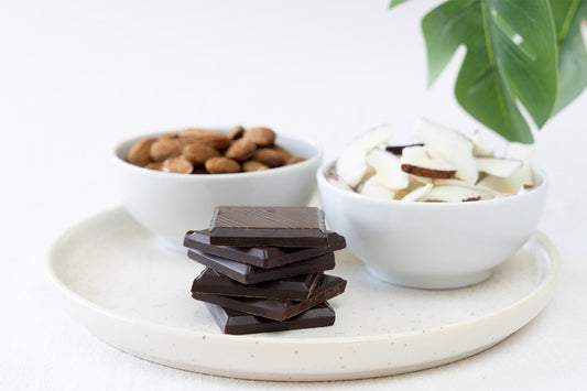 Schokolade und Snacks