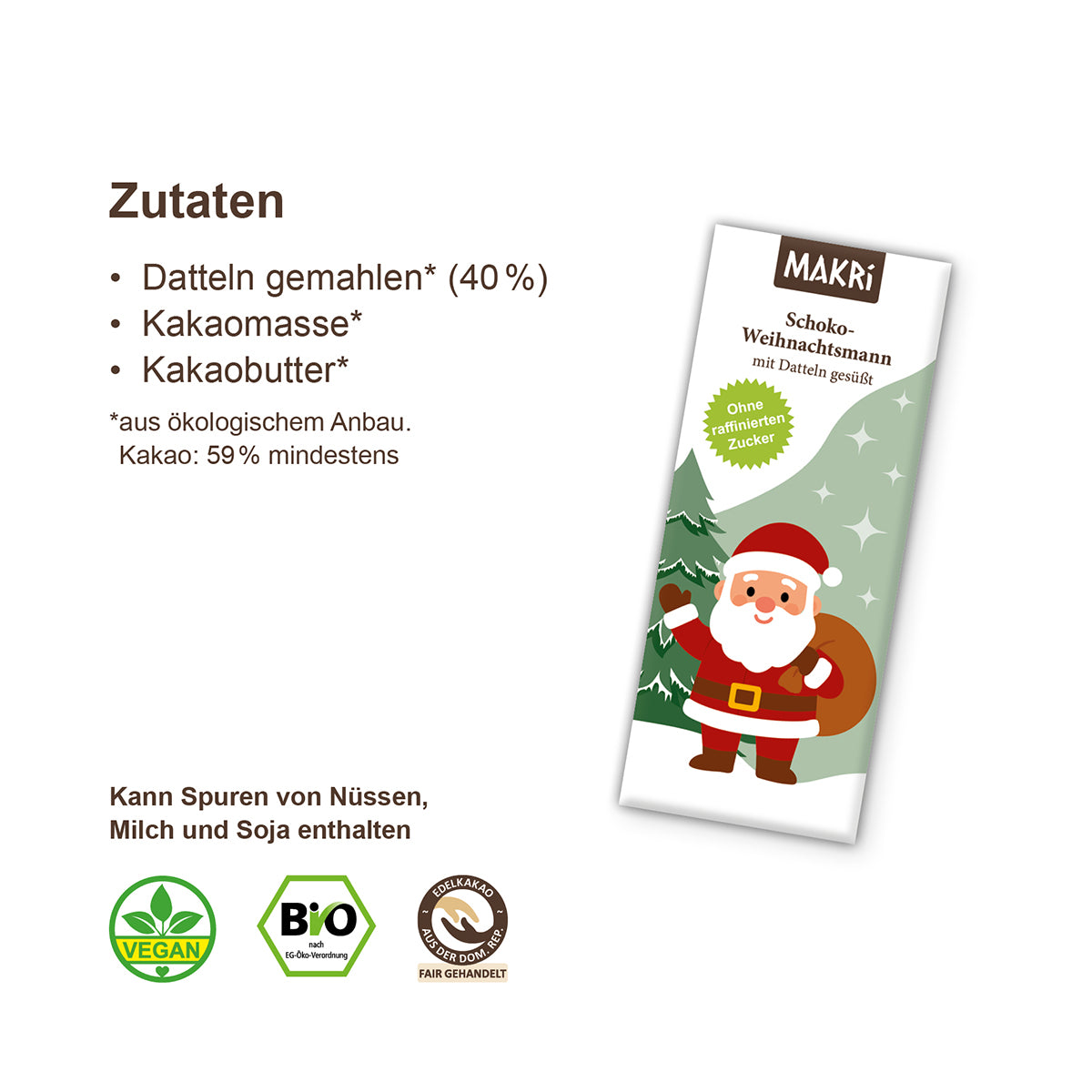 MAKRi Bio Schoko-Weihnachtsmann