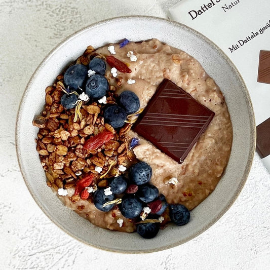 Oatmeal mit Schokoladenstück