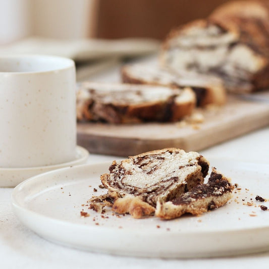 Schokoladen-Babka angeschnitten