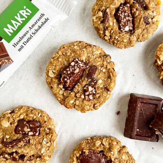 Oatmeal Cookies mit Schokoriegel