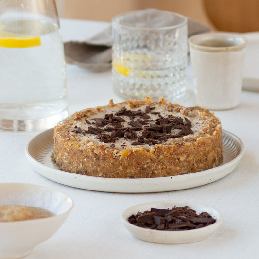 No-Bake Käsekuchen mit Schokoladensplittern