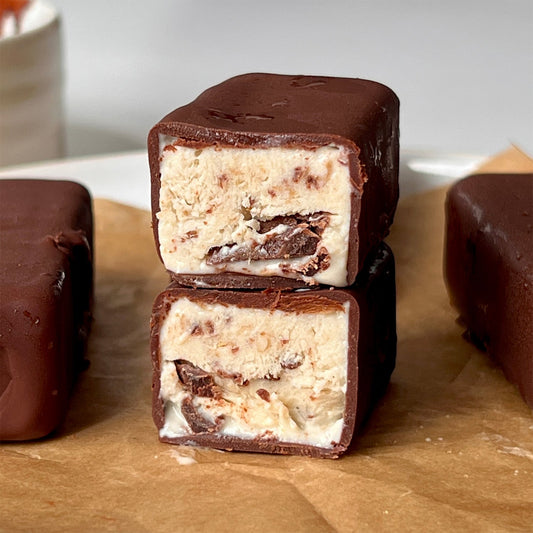 Vegane Stracciatella-Eisriegel 