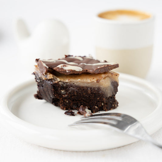 Pudding Brownies mit Dattel Schokolade