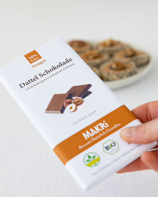 Nougat Dattel Schokolade 