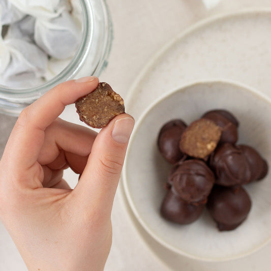 Schokobons mit Schokoladenmantel