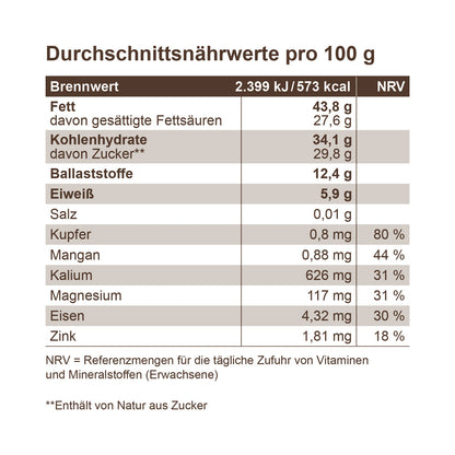 MAKRi Bio Dattel Schokolade - Natur 59%