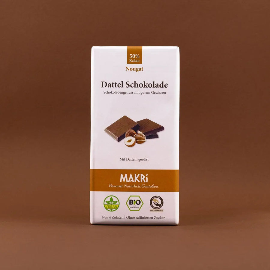 MAKRi Bio Dattel Schokolade - Nougat 50%