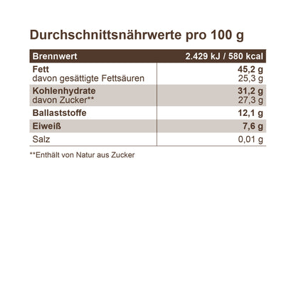 MAKRi Bio Dattel Schokolade - Cremige Mandel 54% - Peru