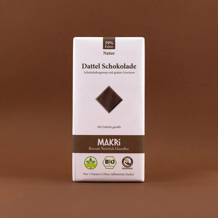 MAKRi Bio Dattel Schokolade - Natur 59%
