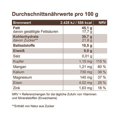 MAKRi Bio Schokolierte Haselnüsse